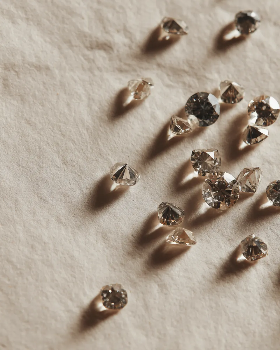 Loose lab-grown diamonds supplied by the parcel